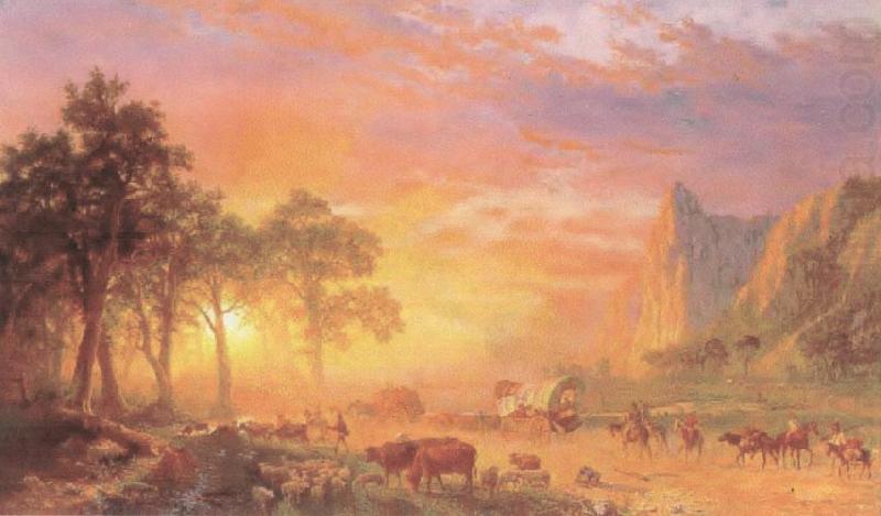 The Oregon Trail, Albert Bierstadt